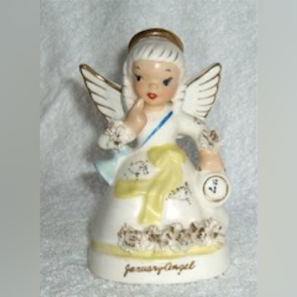 Vintage Napco January Angel - Picture 1 of 4
